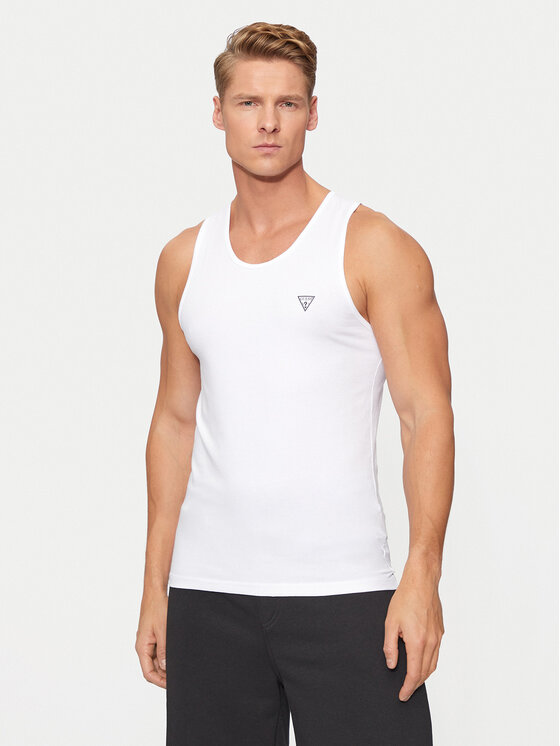 Guess Guess Майка U97M02 KCD31 Білий Regular Fit
