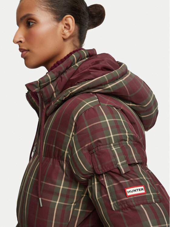 Hunter Hunter Télikabát HARW0023262 Bordó Regular Fit