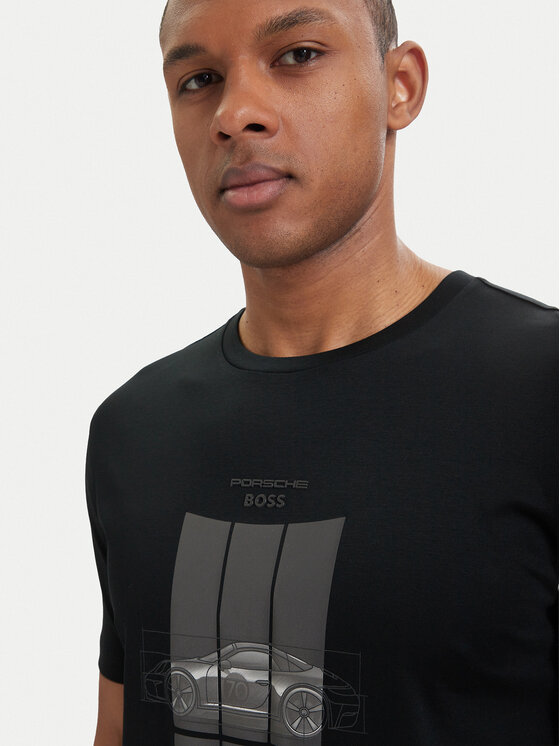 BOSS BOSS Camiseta PS Spirit70 Grx 50559811 Negro Regular Fit
