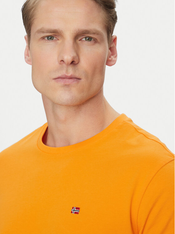 Napapijri Napapijri T-shirt Salis NP0A4H8D Arancione Regular Fit