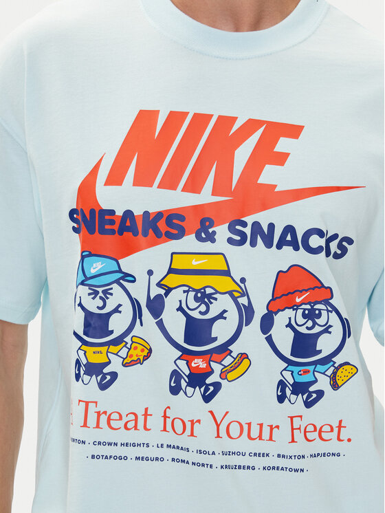 Nike Nike Camiseta HJ0754 Celeste Regular Fit