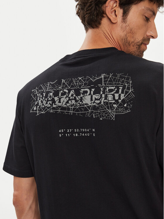 Napapijri Napapijri Camiseta S-Turrach NP0A893U Negro Regular Fit