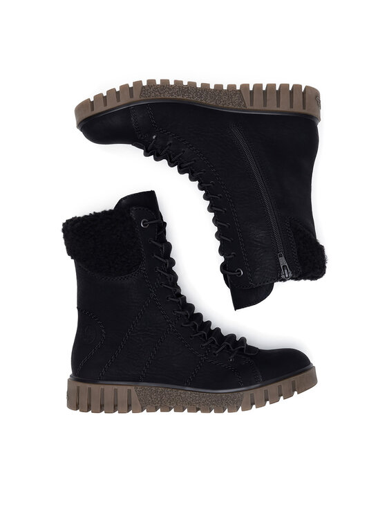Rieker Ghete Rieker Y3467-00 Negru