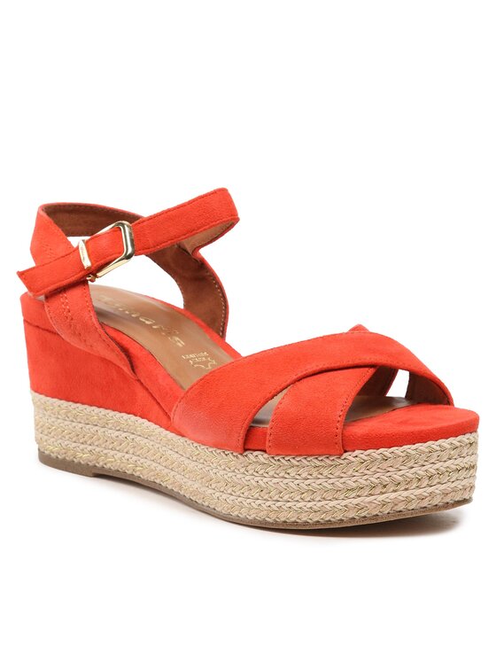 Tamaris Espadryle Tamaris 1-28001-20 Czerwony