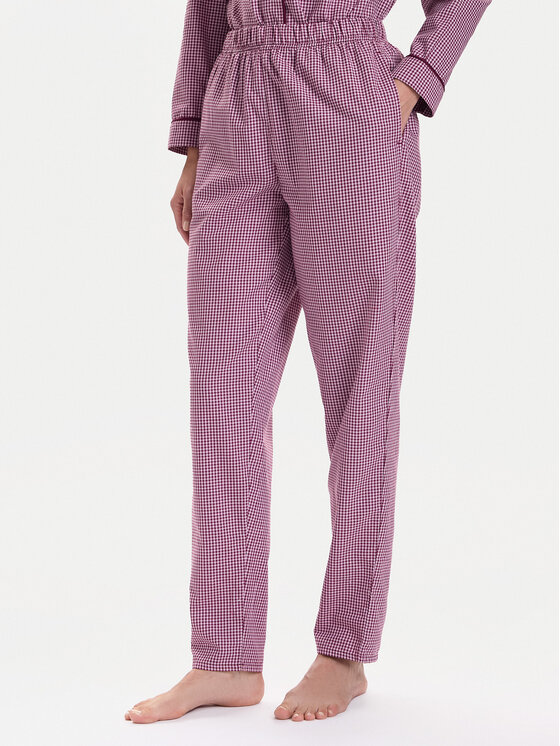 United Colors Of Benetton United Colors Of Benetton Pantalones de pijama 4MYG3F00M Guinda/burdeos Regular Fit