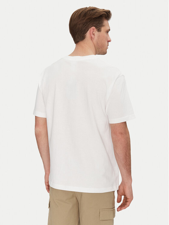 New Balance New Balance T-shirt MT51978 Bianco Relaxed Fit