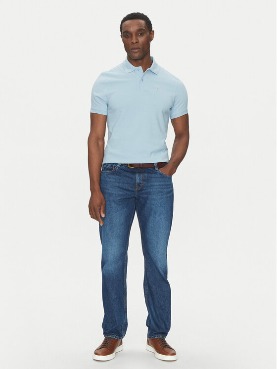 Barbour Barbour Polo Original Sports MML0358BL32 Celeste Tailored Fit