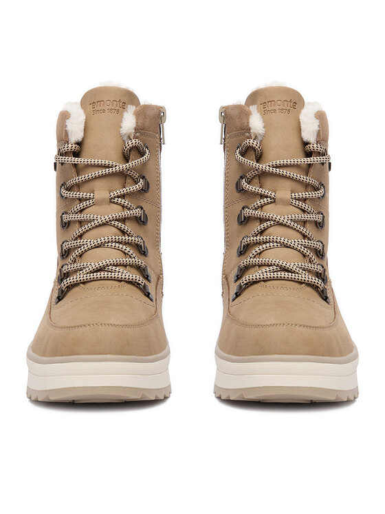 Remonte Botines planos Remonte CEO-D2B74-20 Beis