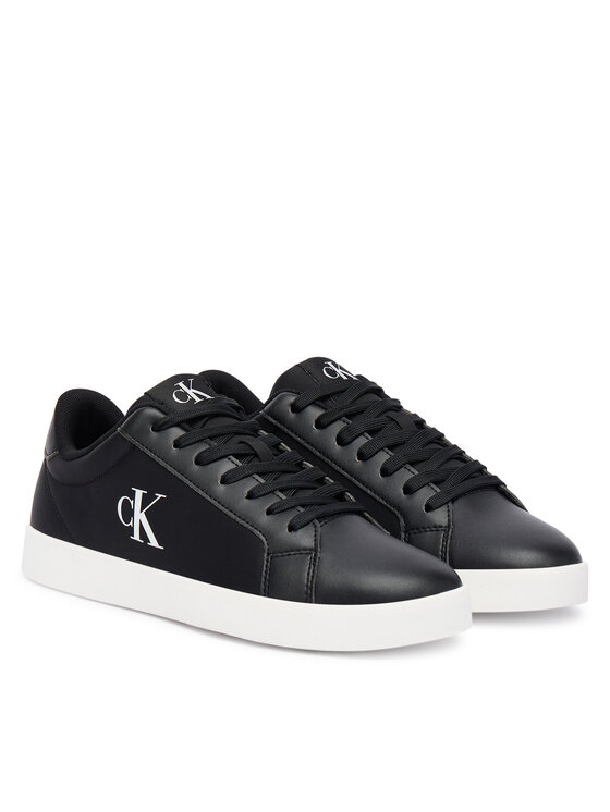 Calvin Klein Zapatillas Calvin Klein 3 Cupsole Laceup Pu Mg YW0YW01781 Negro