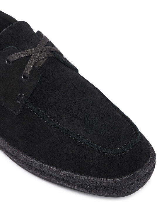 Calvin Klein Espadrilky Calvin Klein Espadrille Hybrid Boat Su HM0HM02174 Černá
