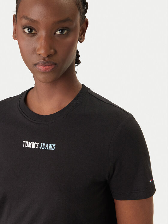 Tommy Jeans Tommy Jeans Camiseta DW0DW22277 Negro Regular Fit