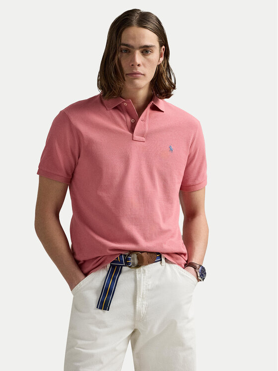 Polo Ralph Lauren Polo Ralph Lauren Polo majica 710536856466 Roza Slim Fit