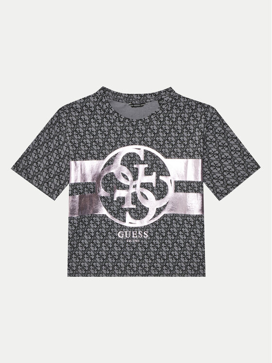 Guess Guess Футболка J5RI04 K6YW4 Чорний Regular Fit