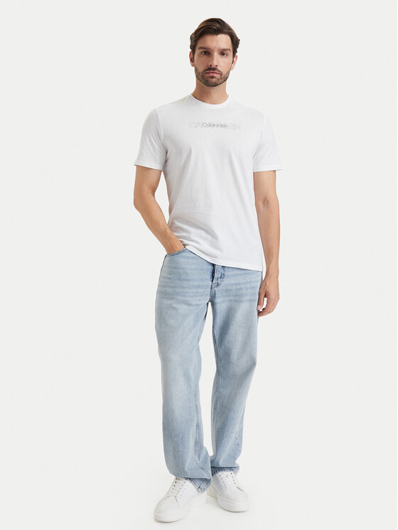 Calvin Klein Calvin Klein Camiseta LV04LH802G Blanco Regular Fit
