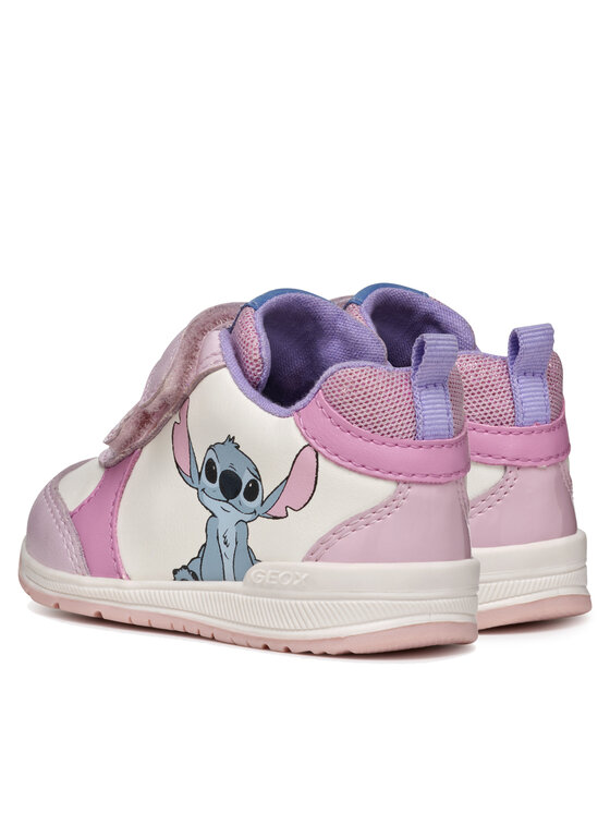 Geox Sneakersy Geox B Rishon Girl B460LA 000BC C0406 Biela