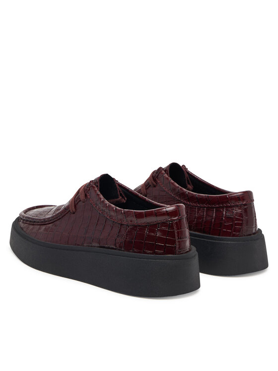 Clarks Туфлі Clarks Torview W 26328105 Бордовий