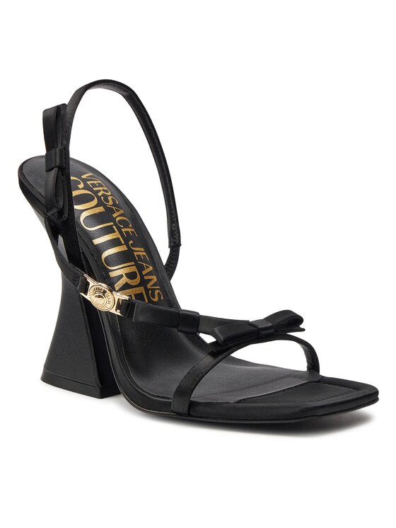Versace Jeans Couture Босоніжки Versace Jeans Couture 76VA3S37 Чорний
