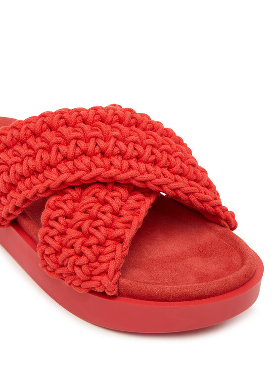 Inuikii Шльопанці Inuikii Woven 1004.003.0062 Червоний
