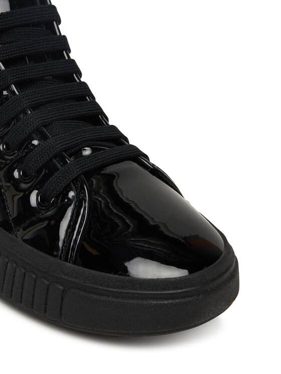 Geox Sneakersy Geox J Laquinny J56M3F 000HH C9999 D Čierna