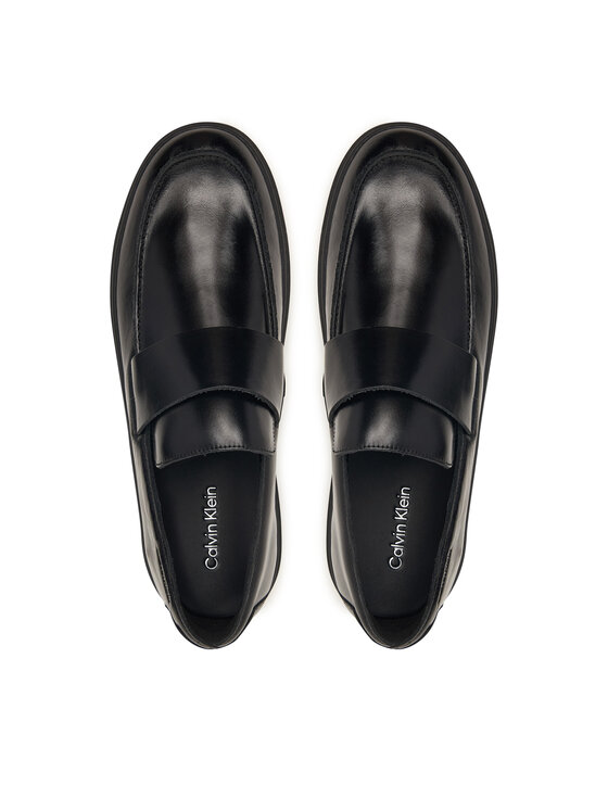 Calvin Klein Lords Calvin Klein Hybrid Clean Cup Loafer Band Lth HM0HM02250 Μαύρο