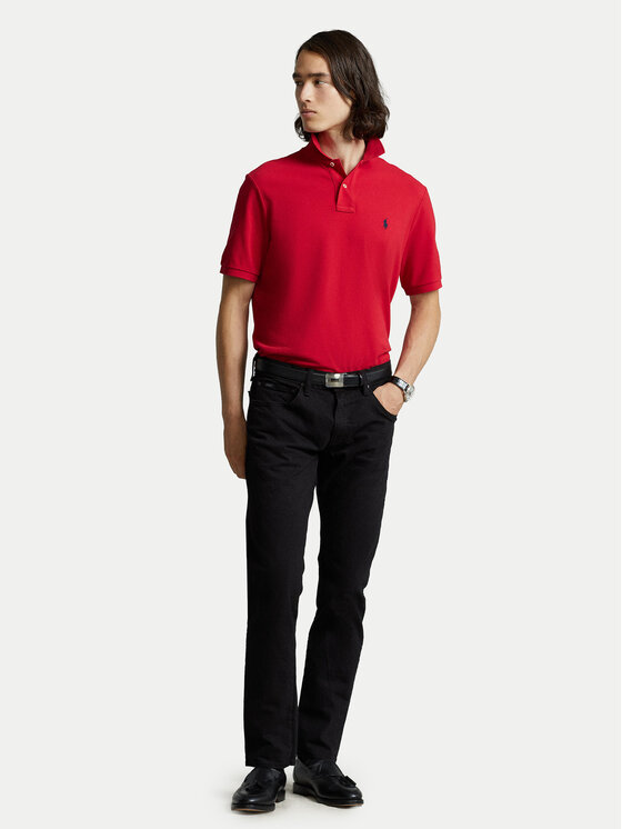 Polo Ralph Lauren Polo Ralph Lauren Pólóing Core Replen 710548797 Piros Slim Fit