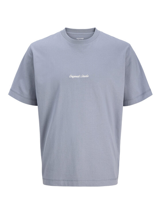 Jack & Jones Jack & Jones Camiseta Norrebro Emb 12282892 Azul Regular Fit