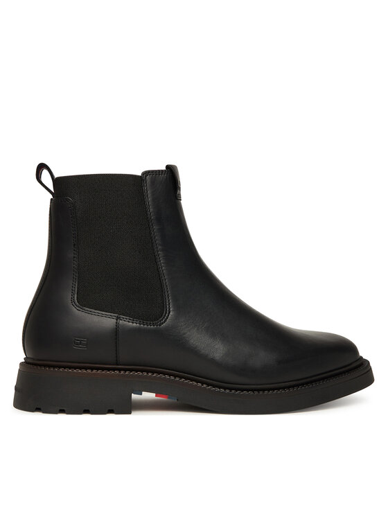 Tommy Hilfiger Ghete Jodhpur Tommy Hilfiger Comfort Lwt FM0FM05591 Negru