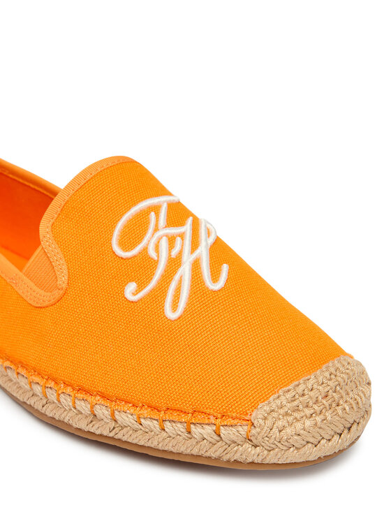 Tommy Hilfiger Espadrilles Tommy Hilfiger Th Script Summer Espadrille FW0FW09240 Narancssárga