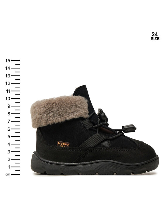 Froddo Черевики Froddo Zeru Tex Cosy Barefoot G3110258-5 M Чорний