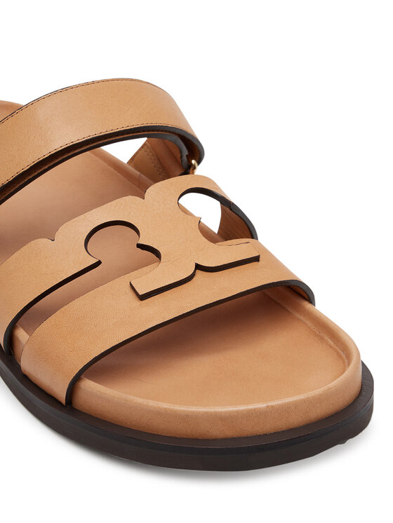 Tory Burch Шльопанці Tory Burch Ines Sport 168791 Коричневий