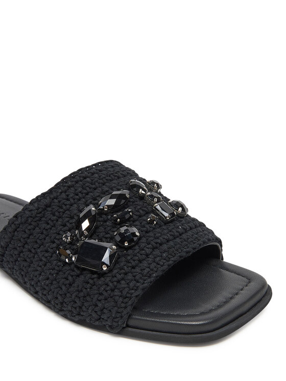 Inuikii Шльопанці Inuikii Classic Suede Velcro 70104-367 Чорний