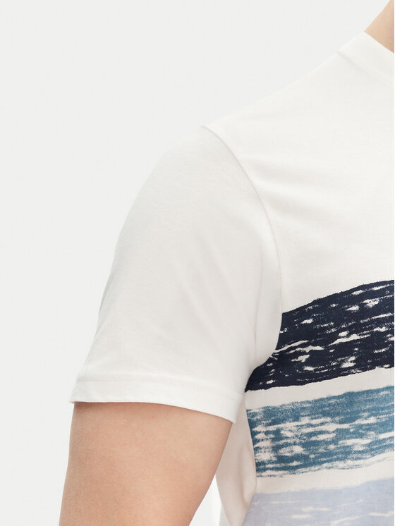 INDICODE INDICODE Camiseta Caron 41-051 Blanco Regular Fit