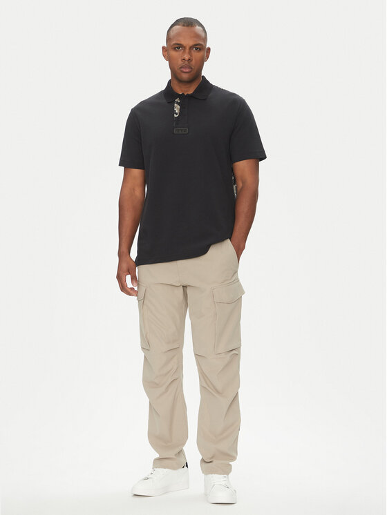 Versace Jeans Couture Versace Jeans Couture Поло 78GAG627 Чорний Regular Fit
