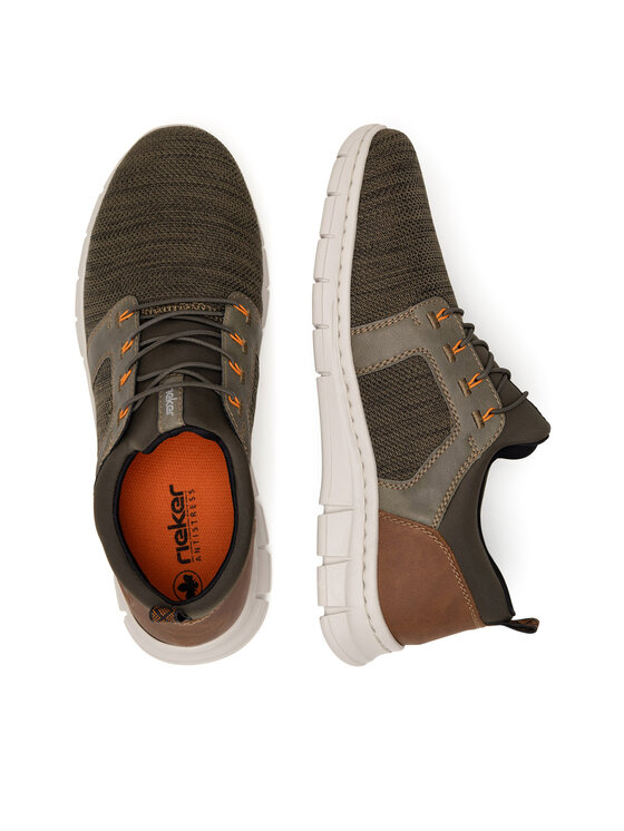 Rieker Półbuty Rieker B7796-54 Khaki