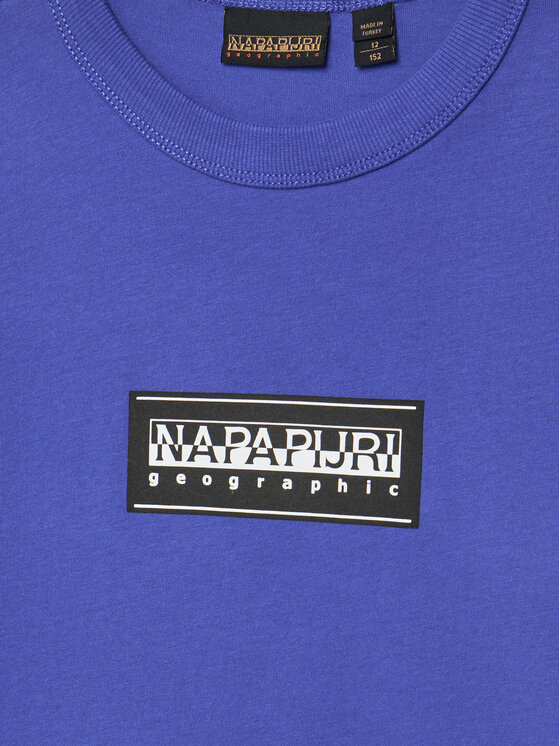 Napapijri Napapijri Футболка S-Chamois NP0A4HYL D Голубий Regular Fit