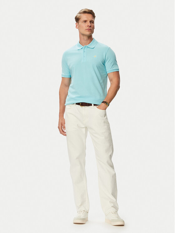 Beverly Hills Polo Club Beverly Hills Polo Club Поло P-SS26M-P42560 Бірюзовий Regular Fit