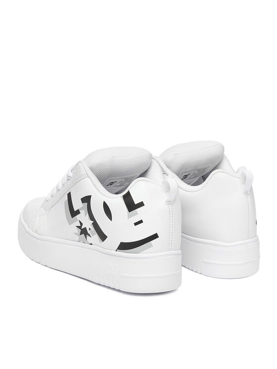 DC Shoes Снікерcи DC Shoes CEO-COURT GRAFFIK PLATFORM DC02422101 Білий