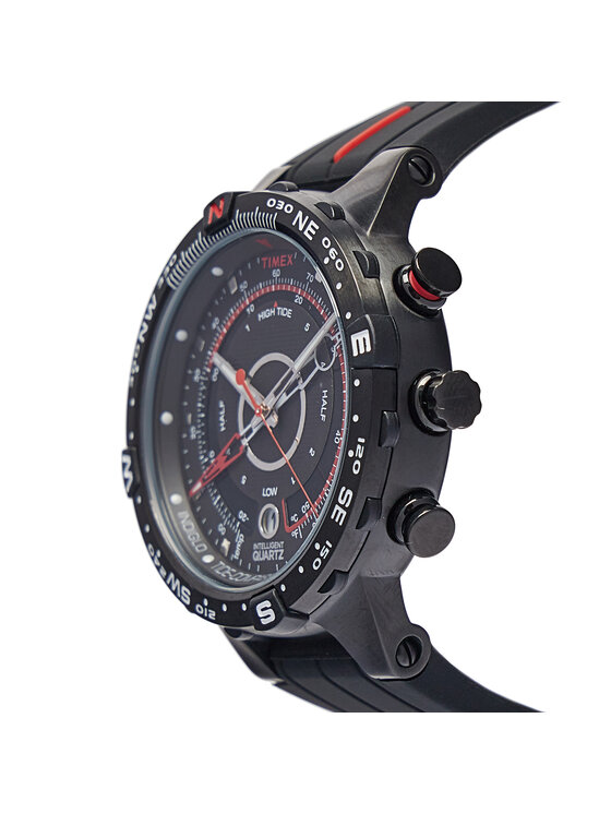 Timex Ρολόι Timex Intelligent Quartz T2N720 Μαύρο