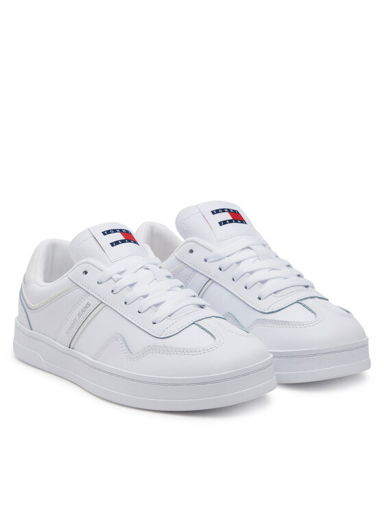 Tommy Jeans Laisvalaikio batai Tommy Jeans The Greenwich Leather EN0EN02794 Balta