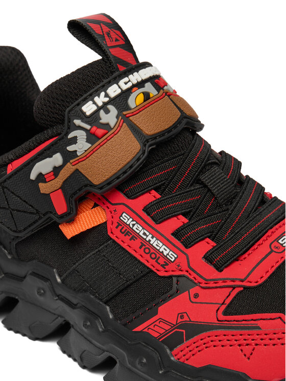Skechers Sneakersy Skechers Mega-Flex Lite - Tuff Toolz 402130L/RDBK Czarny