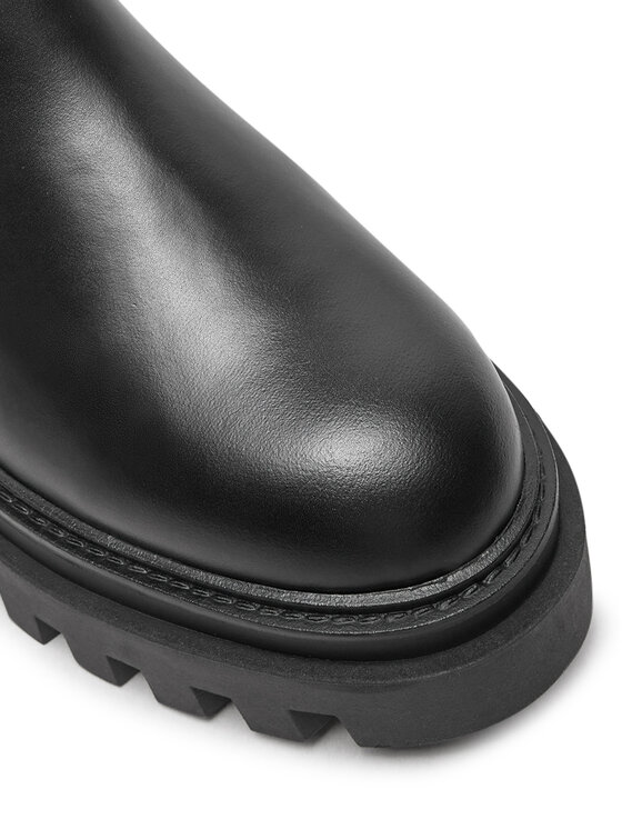 Calvin Klein Jeans Členková obuv s elastickým prvkom Calvin Klein Jeans Flatform YW0YW01542 Čierna