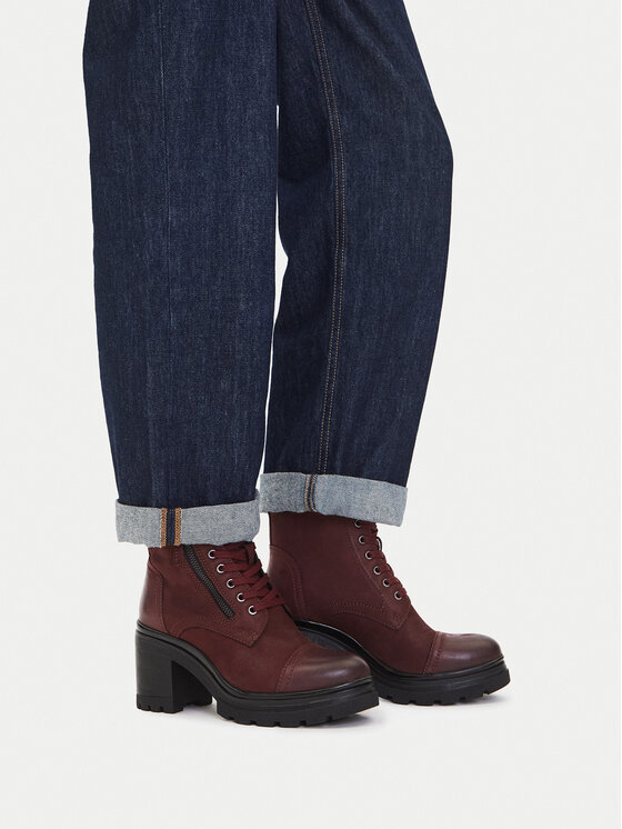 Lasocki Kotníková obuv Lasocki CEO-WI16-24474-02 Bordó