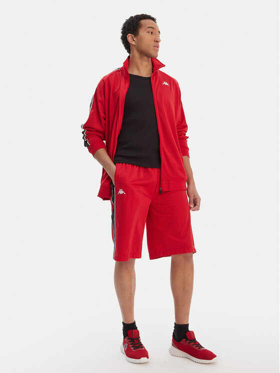 Kappa Kappa Sportske kratke hlače Banda Treadwellz 304KQ20 Crvena Regular Fit