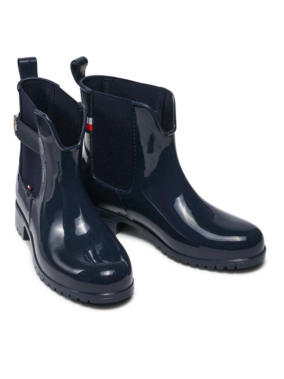 Tommy Hilfiger Γαλότσες Tommy Hilfiger Th Hardware Rainboot FW0FW05968 Σκούρο μπλε
