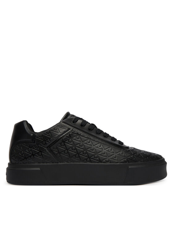 Calvin Klein Sneakers Calvin Klein Beasket Cup Oxf Lup Hf Aop Lth HM0HM02132 Nero