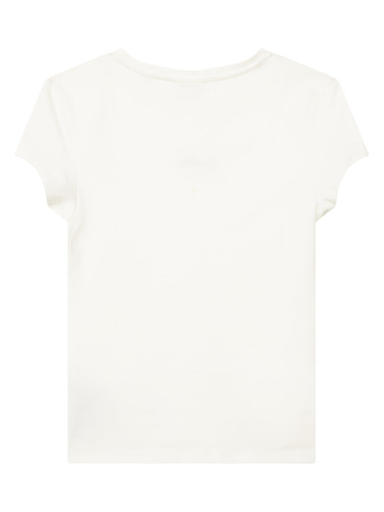 Guess Guess T-Shirt V6YI01 K4258 Κρεμ Slim Fit