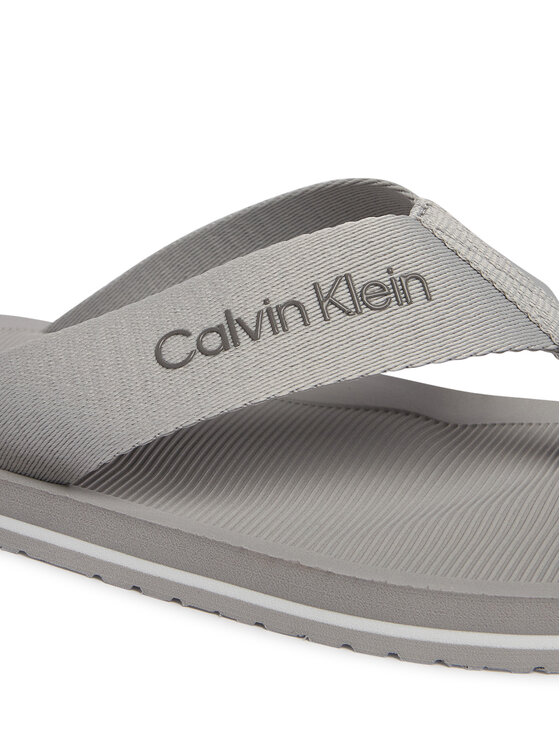 Calvin Klein Japonke Calvin Klein Logo Webbing Strap HM0HM02106 Siva