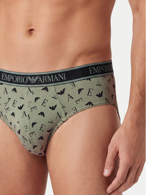 Emporio Armani Underwear Emporio Armani Underwear Conjunto de slips EM000258 AF25019 M5155 Verde