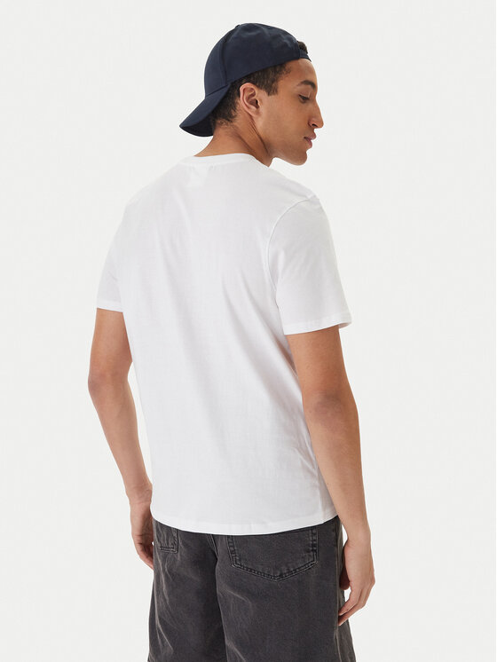 Reebok Reebok Camiseta Finn RK25570CCM Blanco Regular Fit