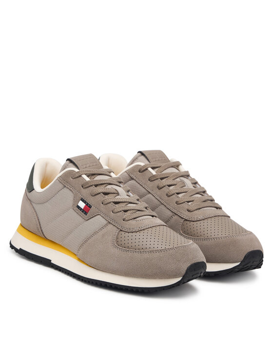 Tommy Jeans Sneakers Tommy Jeans Tj Runner Flag Mix EM0EM01774 Beige